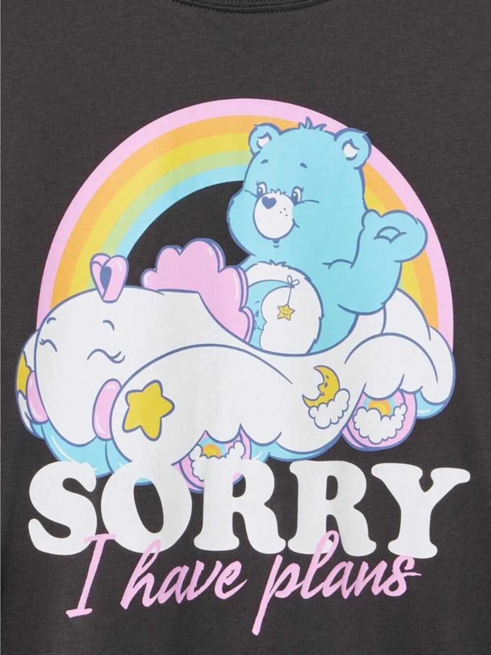Torrid 3 3X Care Bears Cloudmobile Sorry I Have Plans Cute Graphic Tee t-shirt - Picture 2 of 3